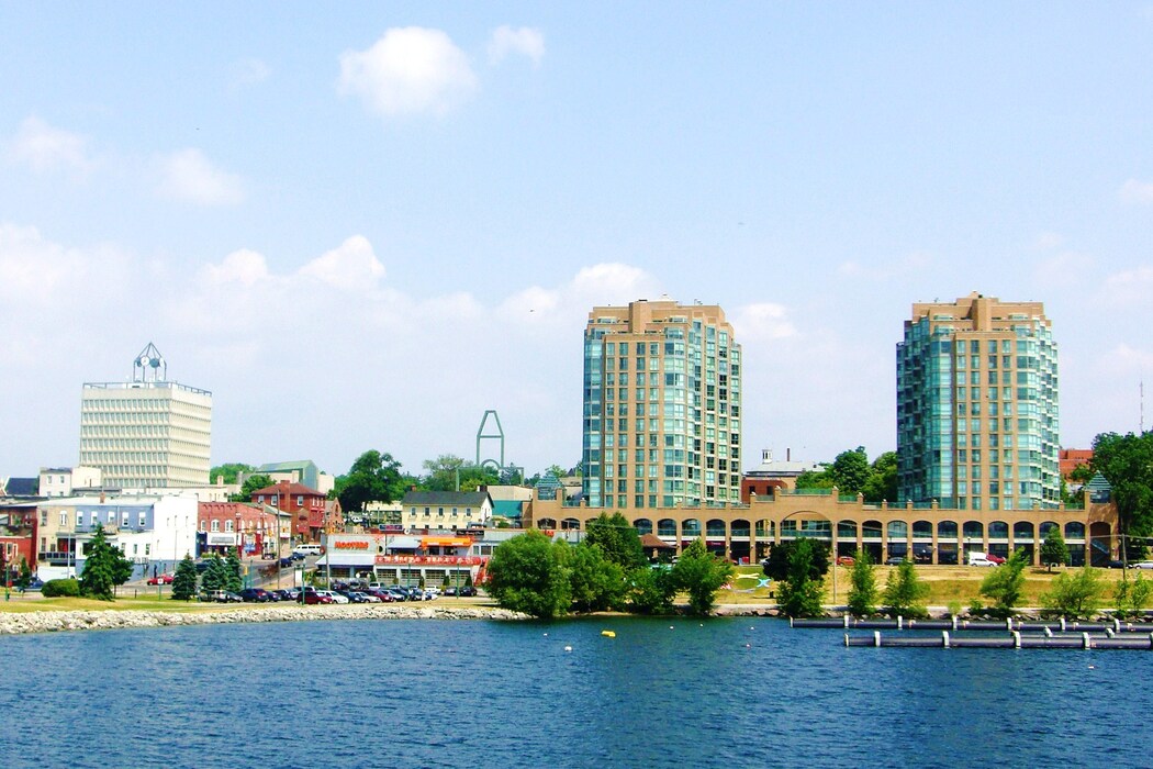 Picture of city skyline team building
